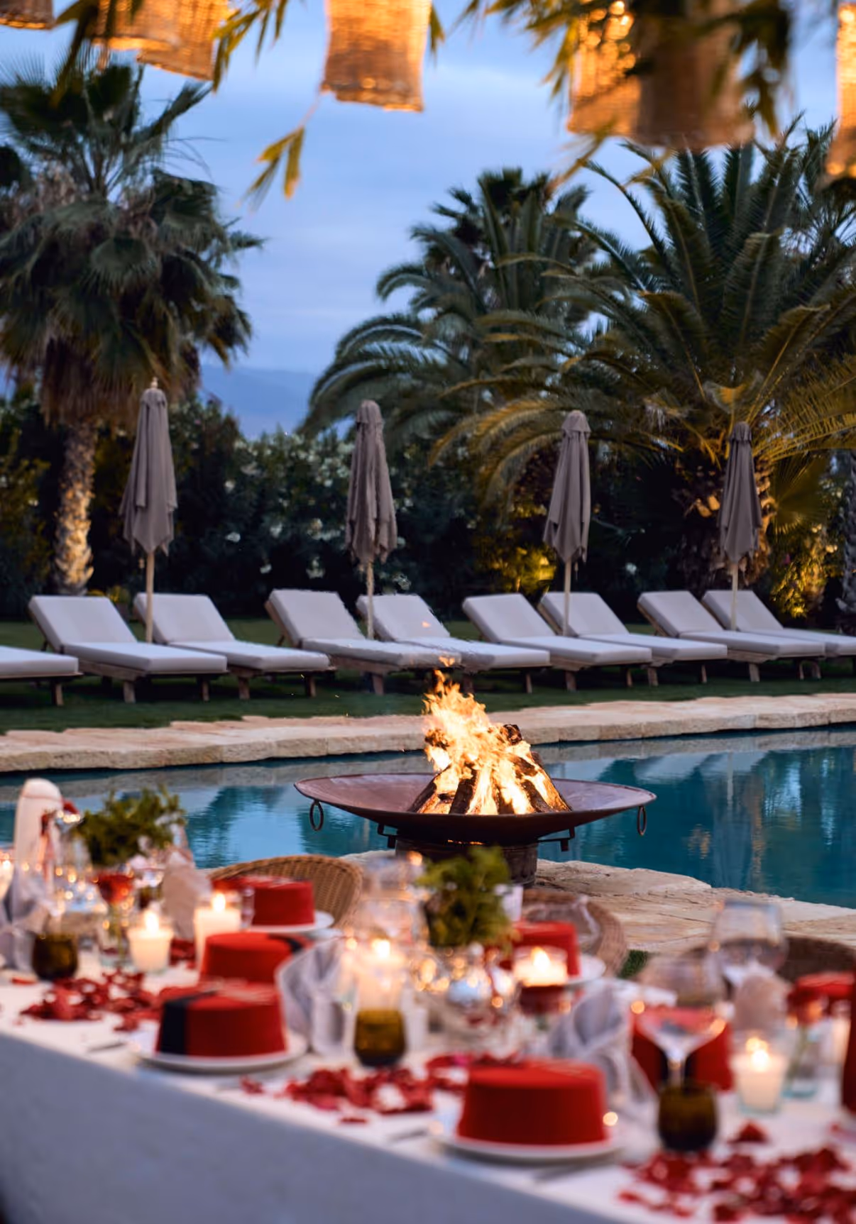 Romantic Campfire Dinner